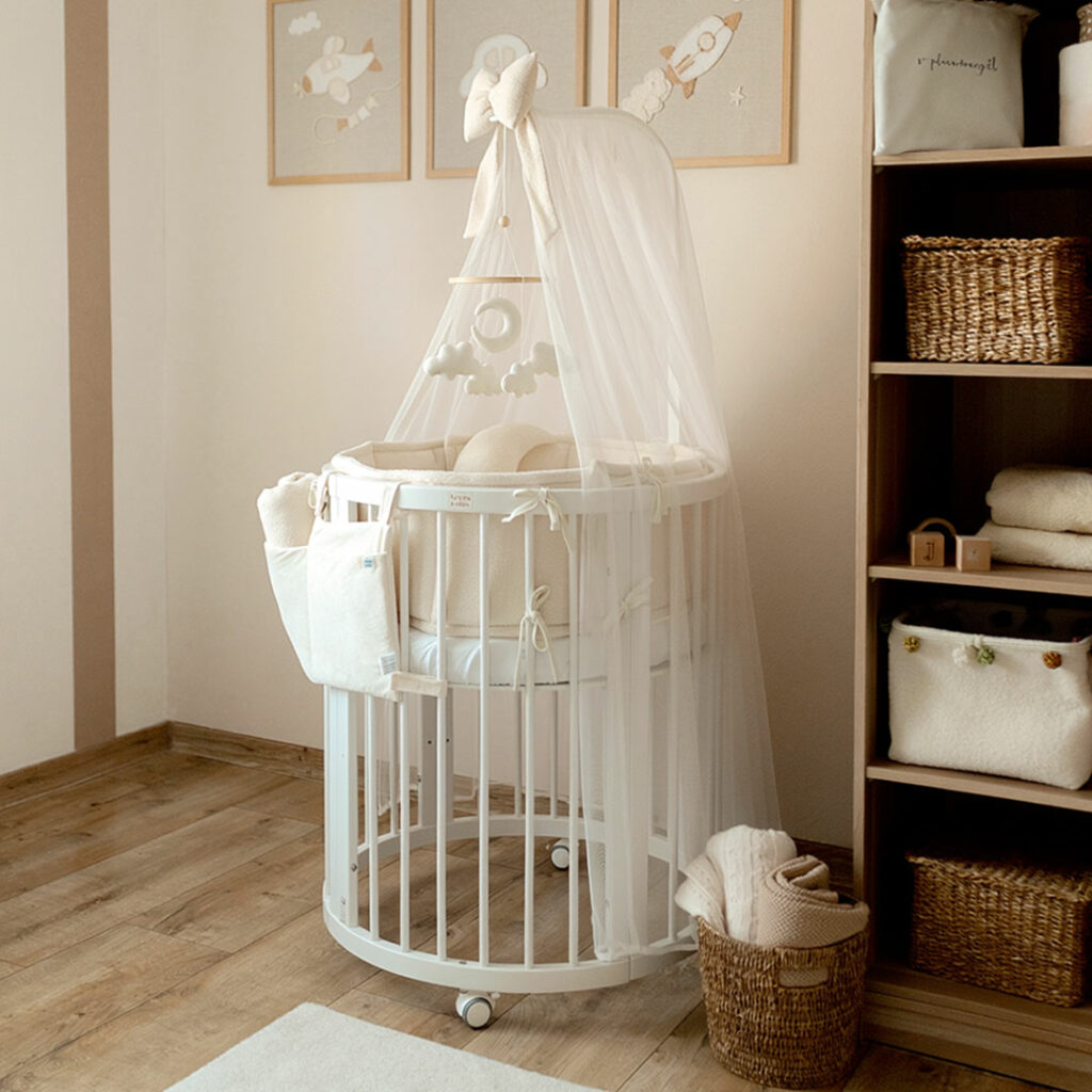 Detská rastúca postieľka SMART BED – biela Detská rastúca postieľka SMART BED – biela
