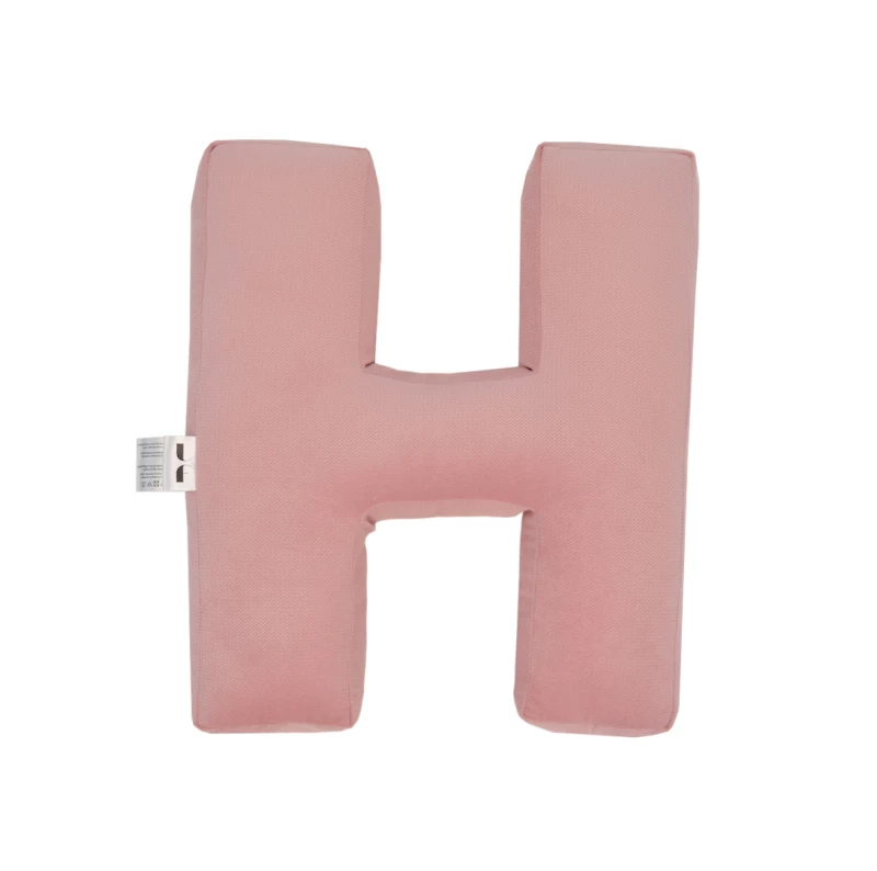 Vankúš velvet písmeno - set 3ks