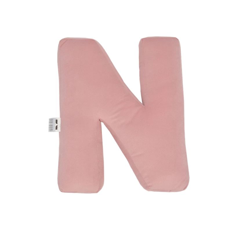 Vankúš velvet písmeno - set 3ks