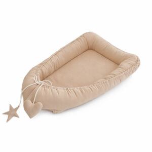 Bavlnené hniezdo - svetlá béžová/svetlá béžová - VÝPREDAJ