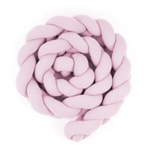 Pletenec - viacfarebný - ružový - SMART BED 72/NIKA BABY (250 + 50 cm) - VÝPREDAJ