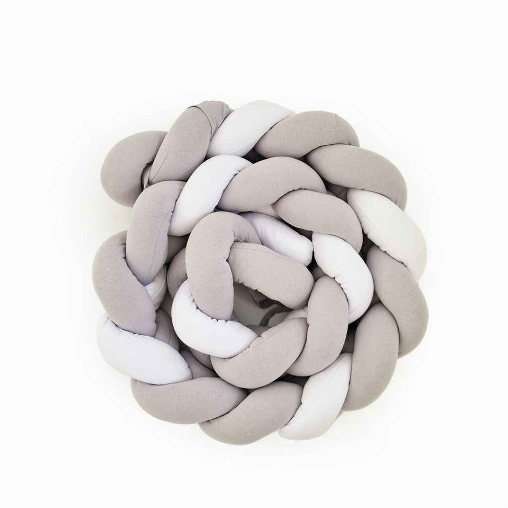 Pletenec - viacfarebný - sivobiely - SMART BED 72/NIKA BABY (250 + 50 cm) - VÝPREDAJ Pletenec - viacfarebný - sivobiely - SMART BED 72/NIKA BABY (250 + 50 cm) - VÝPREDAJ