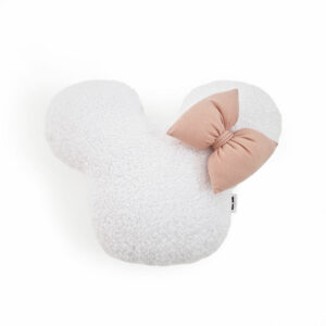 Vankúš Teddy Monie s bavlnenou mašlou