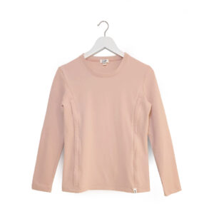 Termo tričko na dojčenie s dlhým rukávom - XS - staroružová - VÝPREDAJ