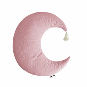Vankúš mesiac velvet so strapcom - mauve - VÝPREDAJ